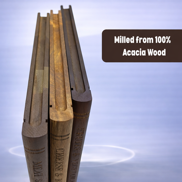 BookBlock™ Acacia Countertop Board Set