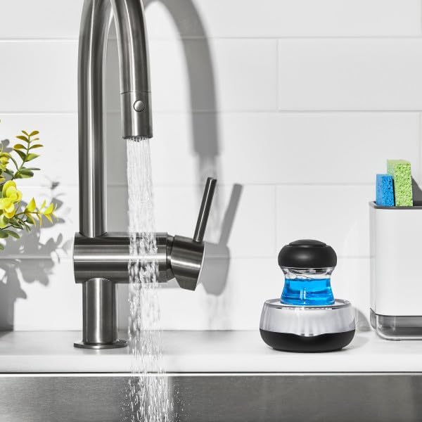 PalmScrub Pro™ – Soap-Dispensing Dish Brush