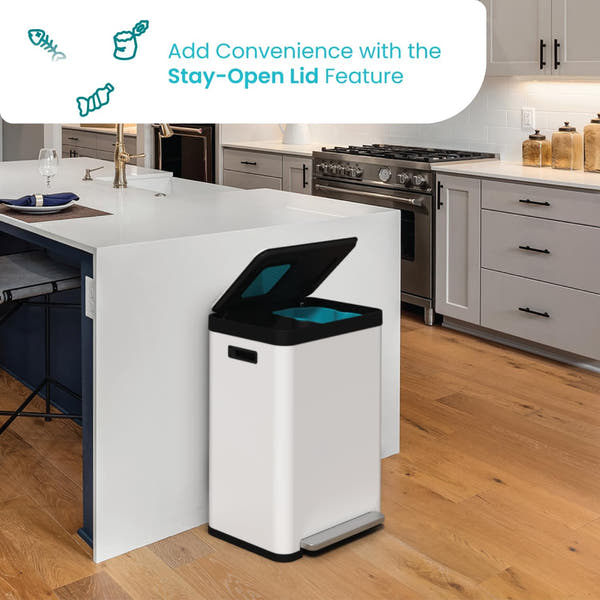 PureSort™ Dual-Compartment Kitchen Trash System