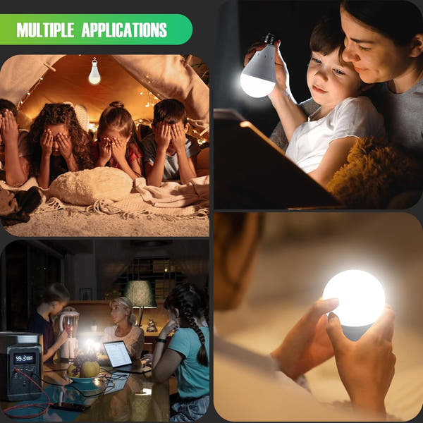 LumiSafe™ Rechargeable Emergency LED Bulbs