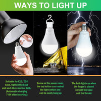 LumiSafe™ Rechargeable Emergency LED Bulbs