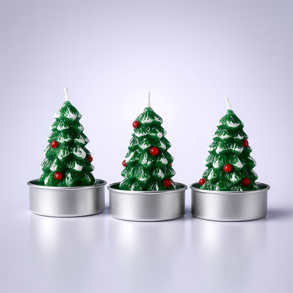 Premium Christmas Tree Tealight Candle Set™