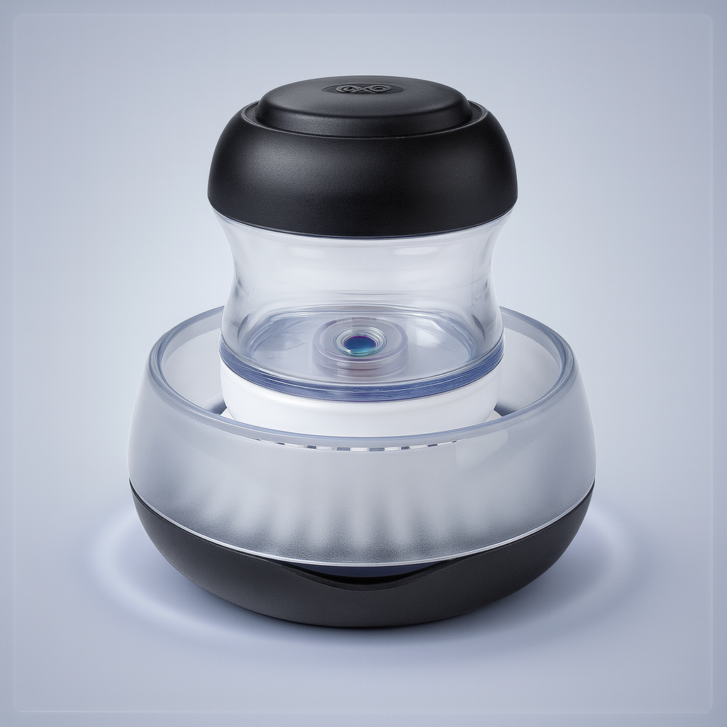 PalmScrub Pro™ – Soap-Dispensing Dish Brush