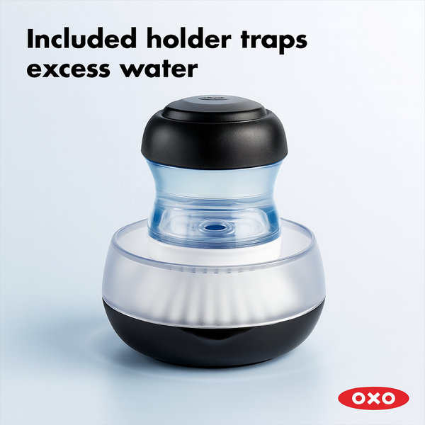 PalmScrub Pro™ – Soap-Dispensing Dish Brush