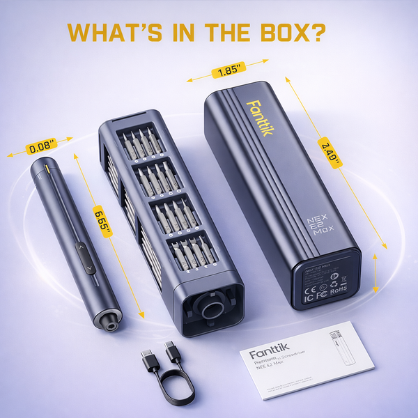 PrecisionDrive™ Max Mini Electric Screwdriver