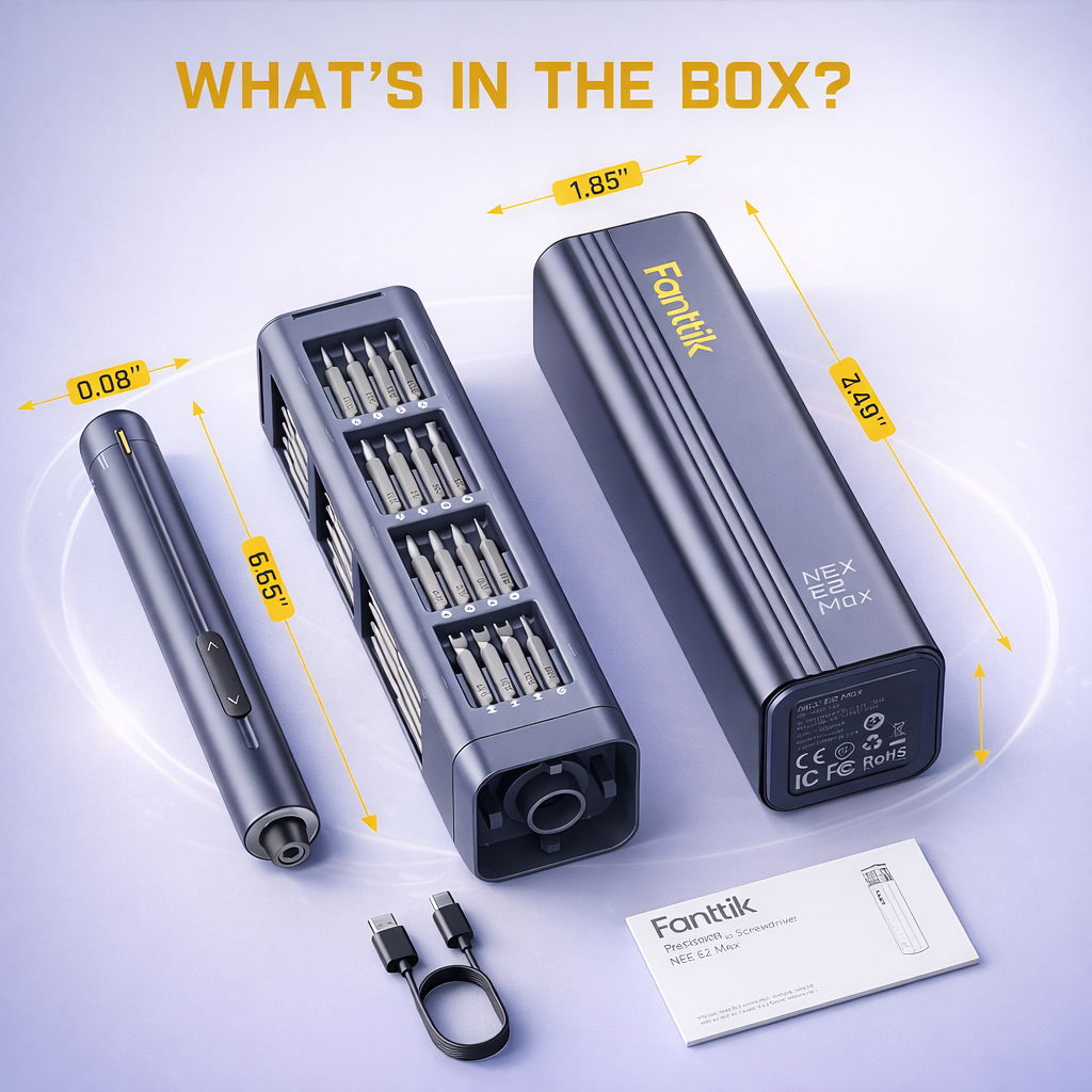 PrecisionDrive™ Max Mini Electric Screwdriver