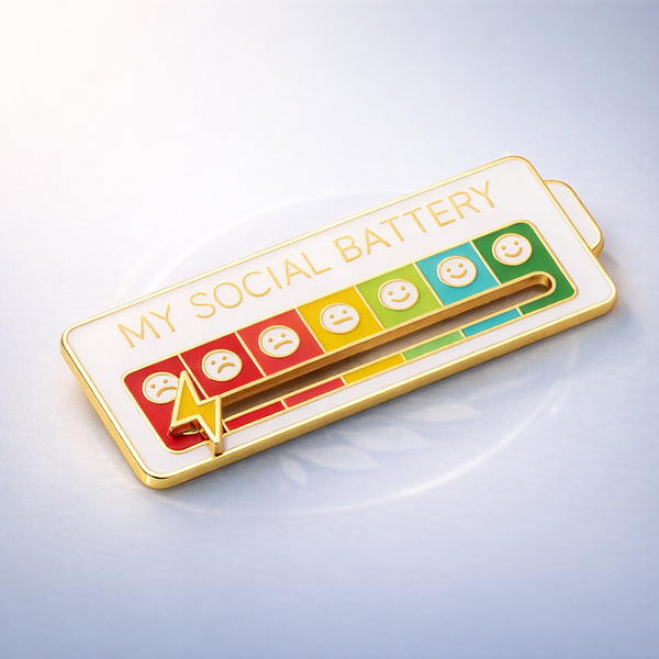 SocialGauge Mood Indicator Brooch™