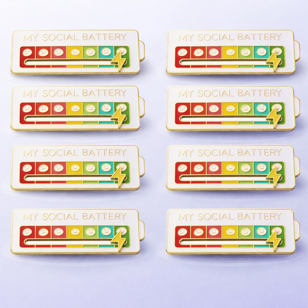 SocialGauge Mood Indicator Brooch™
