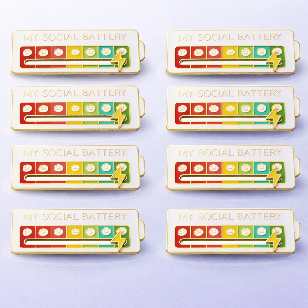 SocialGauge Mood Indicator Brooch™