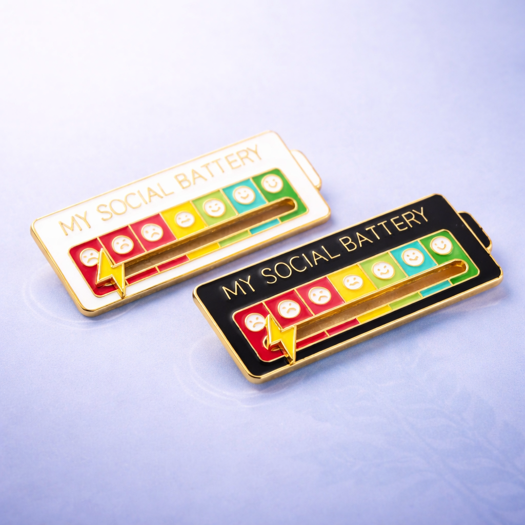 SocialGauge Mood Indicator Brooch™