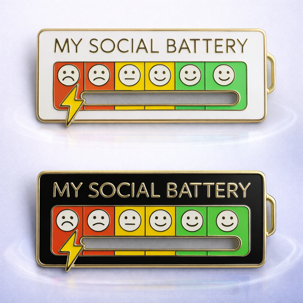 SocialGauge Mood Indicator Brooch™