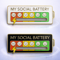 SocialGauge Mood Indicator Brooch™