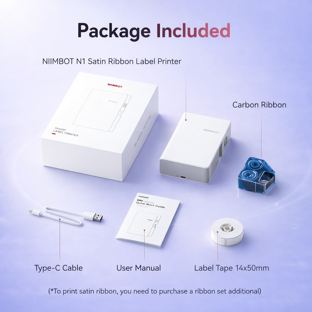 RibbonCraft Pro™ Custom Ribbon & Label Printer