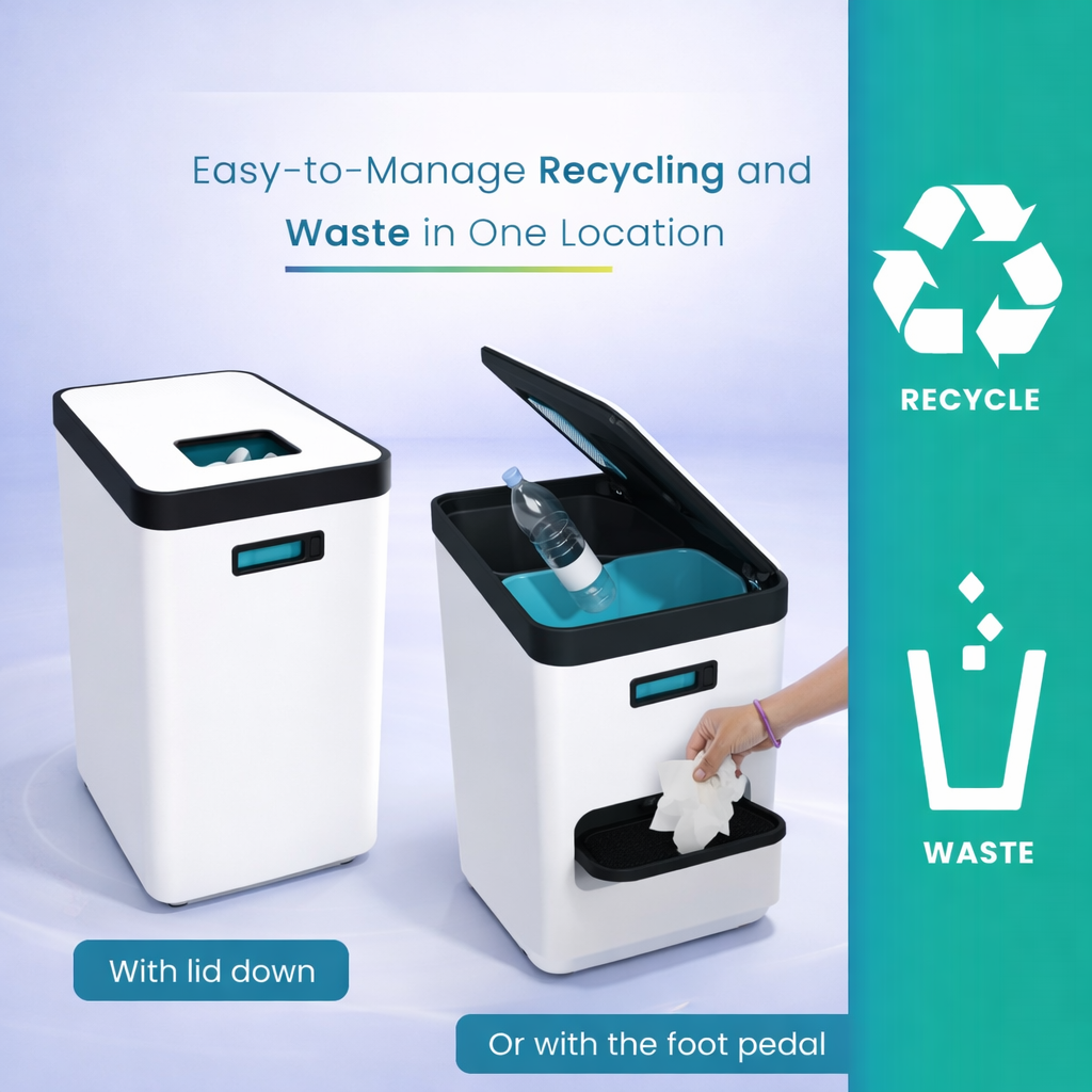 PureSort™ Dual-Compartment Kitchen Trash System