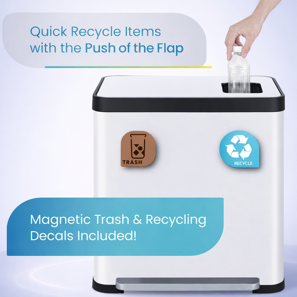 PureSort™ Dual-Compartment Kitchen Trash System