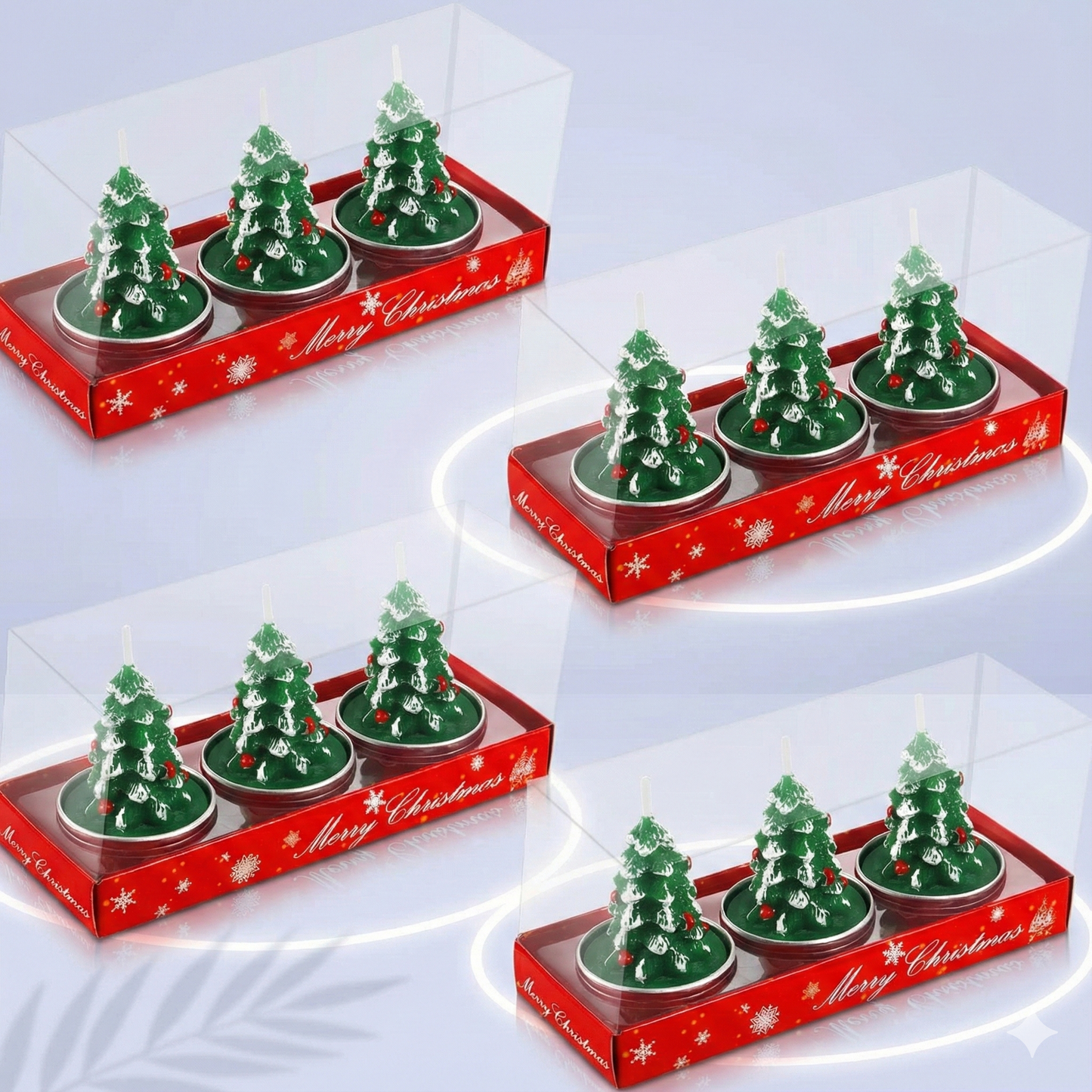 Premium Christmas Tree Tealight Candle Set™
