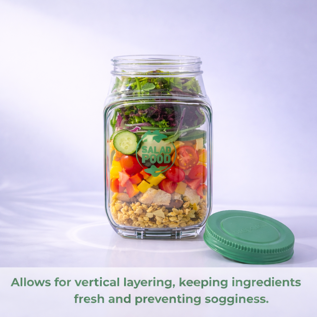 SnapFresh™ Salad Jar