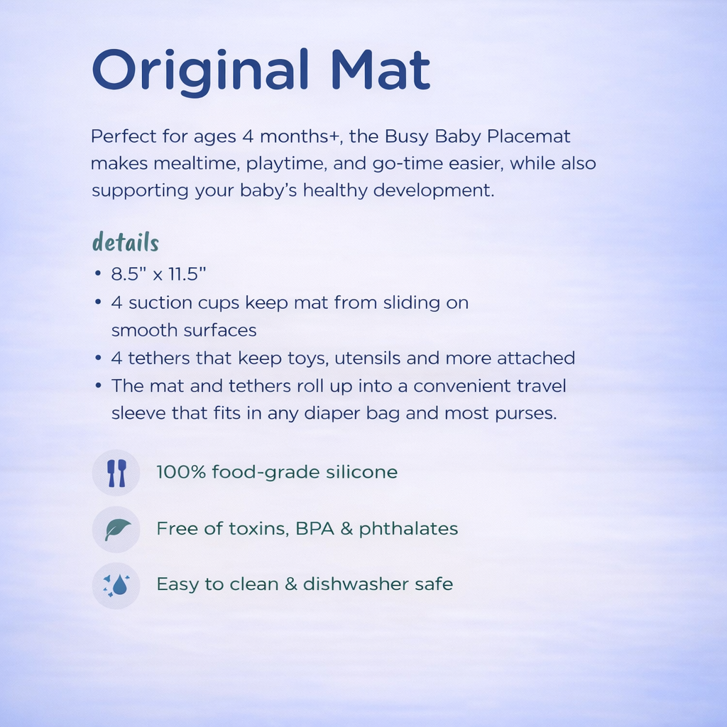 StayPut™ Baby Play & Snack Mat
