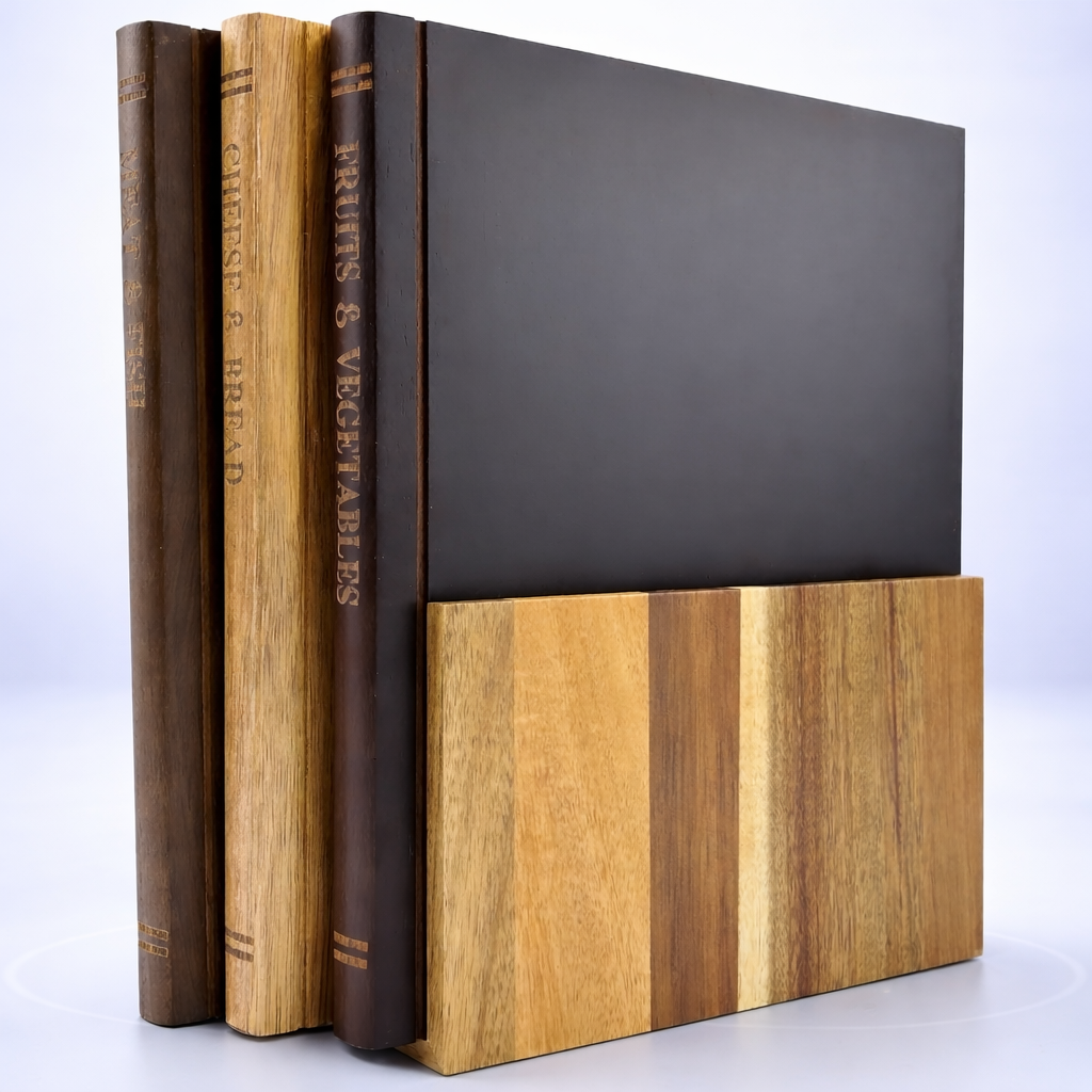 BookBlock™ Acacia Countertop Board Set