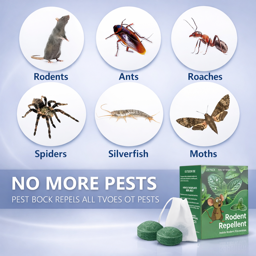 OmegaMint™ Natural Rodent Repellent Pods(24-Pack)