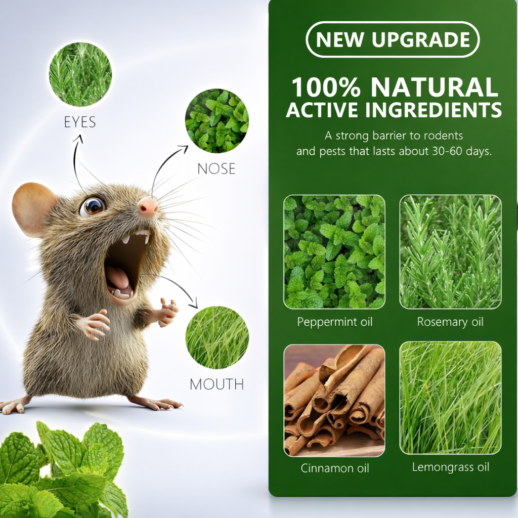 OmegaMint™ Natural Rodent Repellent Pods(24-Pack)