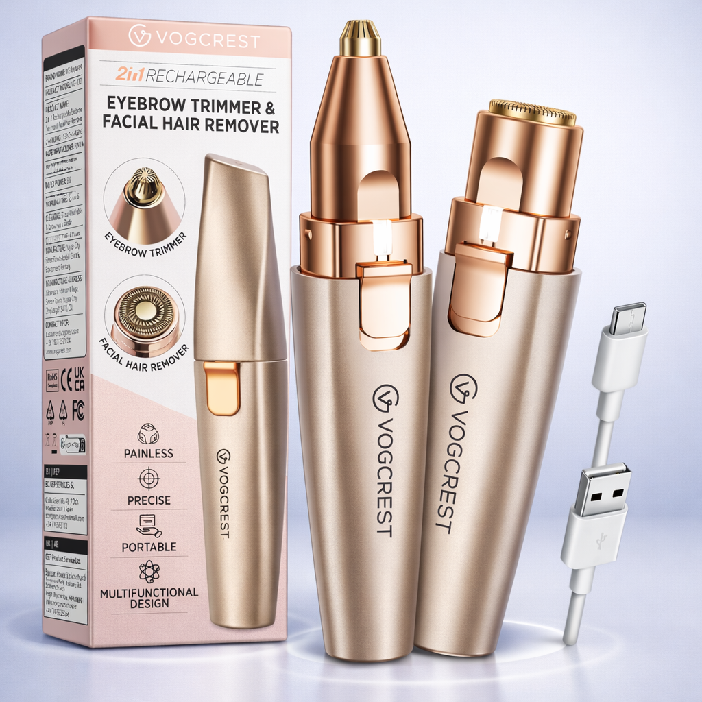 LumiGroom™ Precision Facial Hair & Brow Trimmer